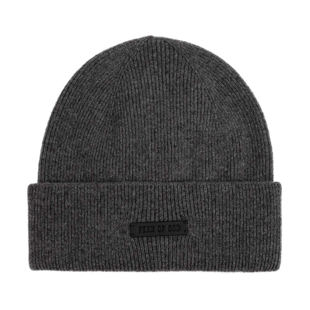 Fear Of God Luxe Grijze Kasjmier Hoed Aw24 Gray Heren