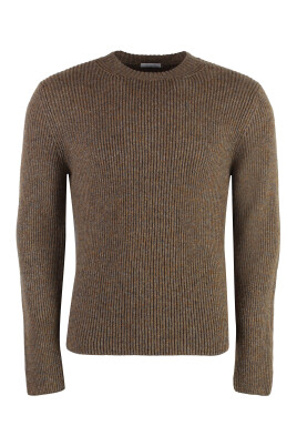 ribbed-camel-knit-sweater