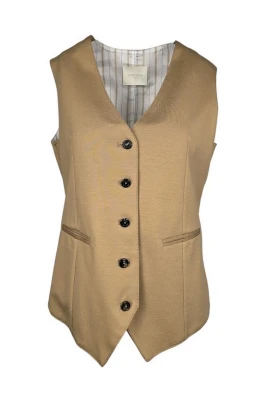 Camel Cotton Vest