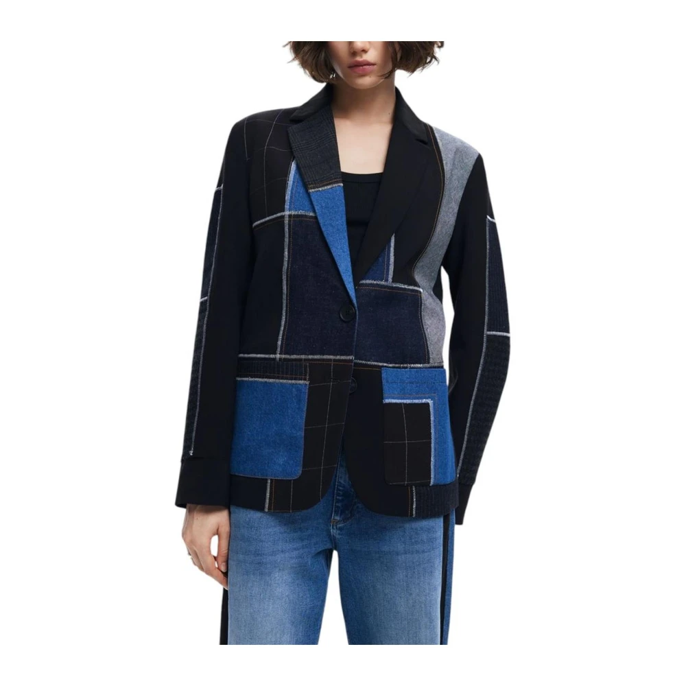 Desigual Herfst Winter Dames Blazer Collectie Black Dames