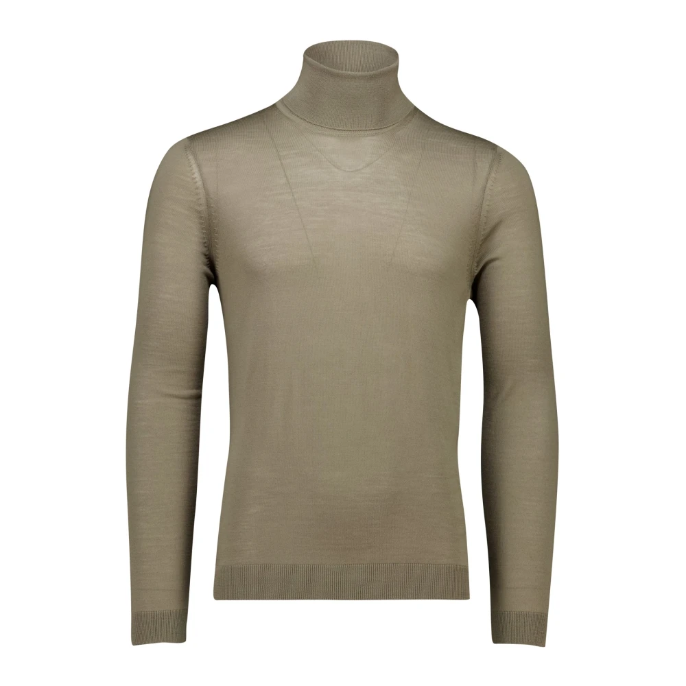 Hugo Boss Khaki Sweater Green Heren