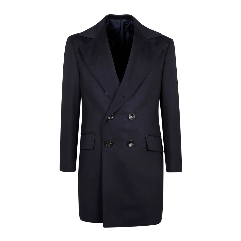 Kiton Outdoorjas voor mannen Black Heren