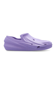 Lila gummimono slip ons