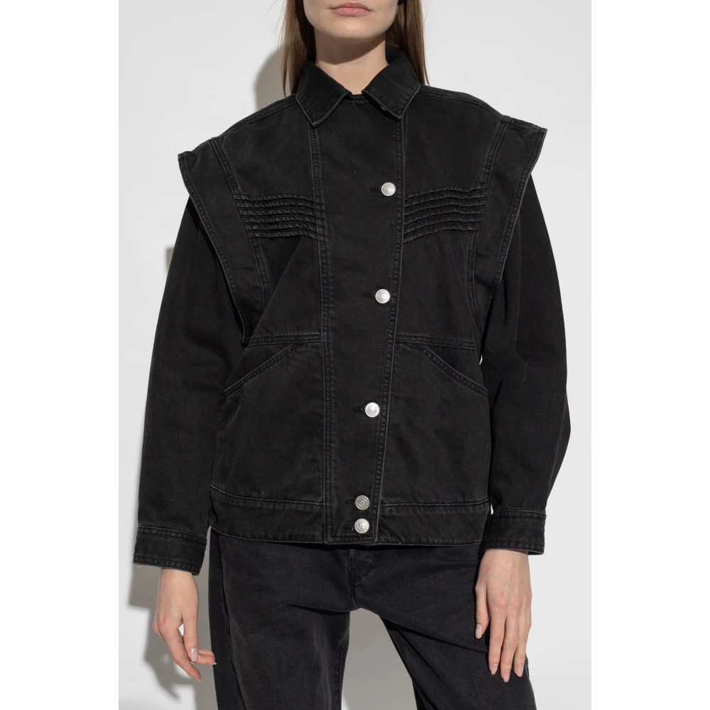 Isabel marant Harmon jas Black Dames