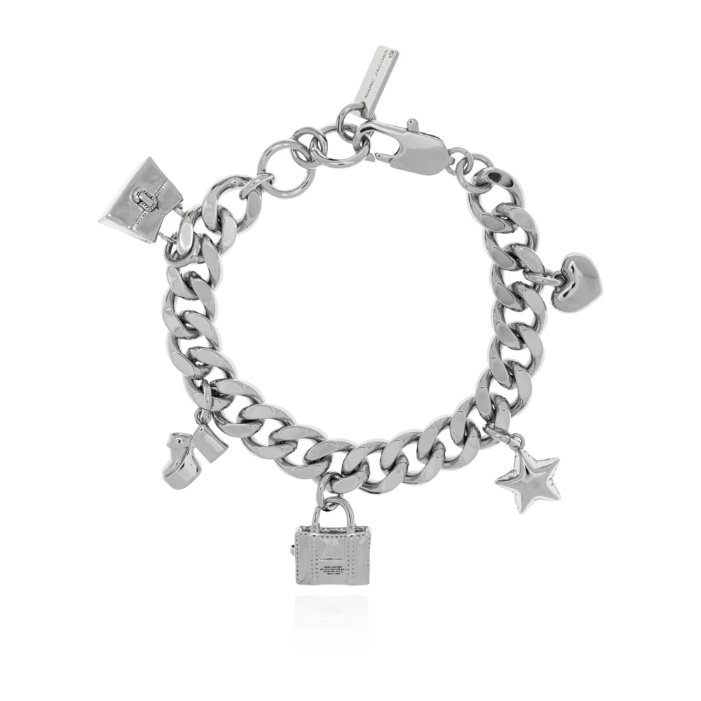 Marc Jacobs Women's Gray The Mini Icon Charm Bracelet