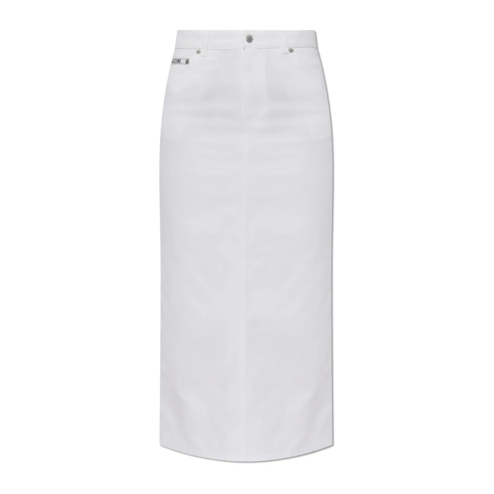 Moschino Denim rok White Dames