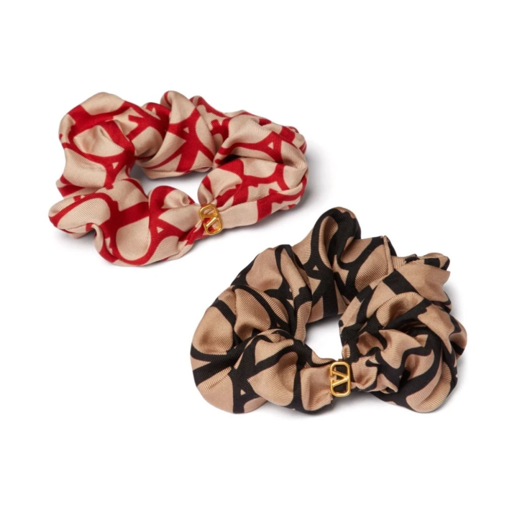 Valentino Garavani Scrunchies Set in Trendy ZXX Stijl Multicolor Dames