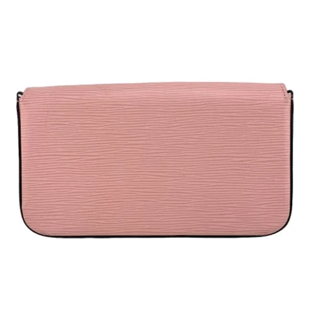 Louis Vuitton Vintage Pre-owned Leather clutches Pink Dames