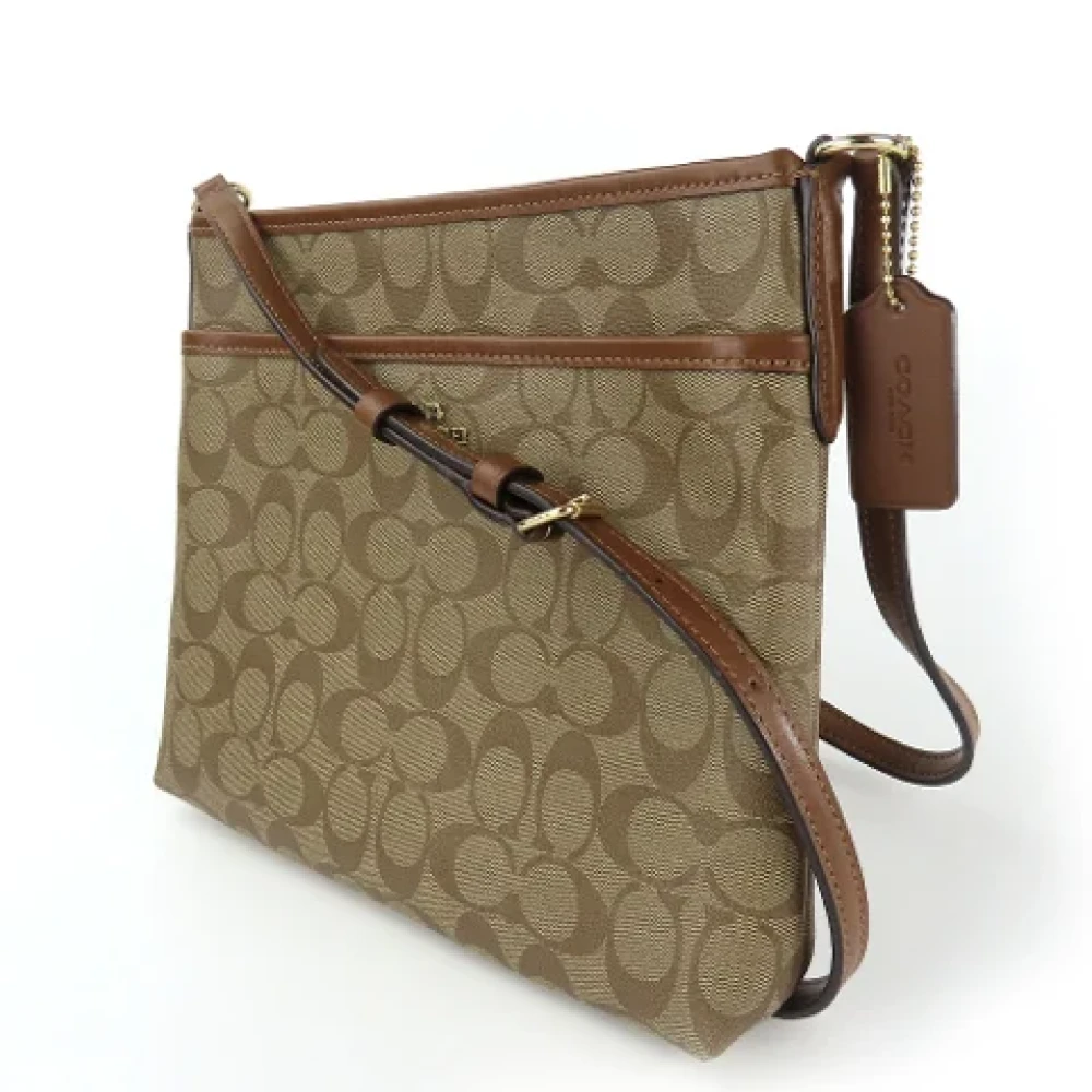 Coach Pre-owned Leather shoulder-bags Brown Dames
