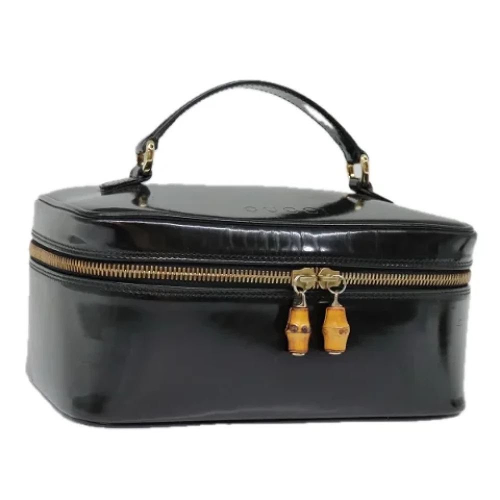 Gucci Vintage Pre-owned Fabric gucci-bags Black Dames