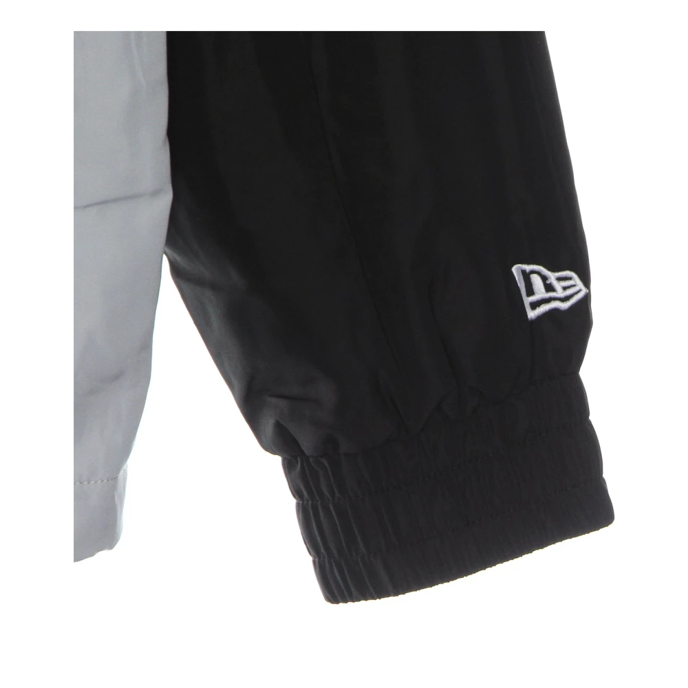 new era Lasrai Zwarte Windbreaker Jas Black Heren