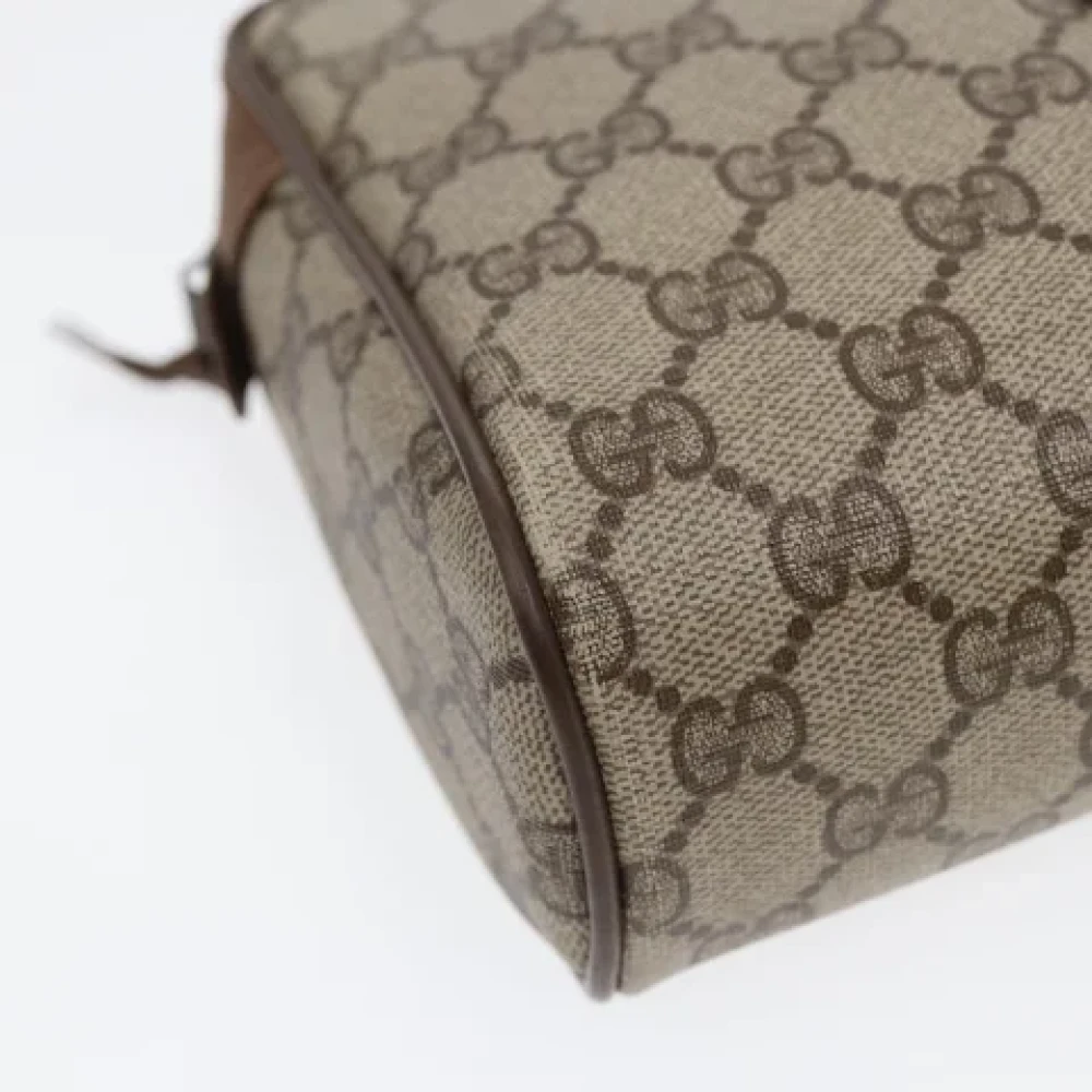Gucci Vintage Pre-owned Canvas clutches Beige Dames