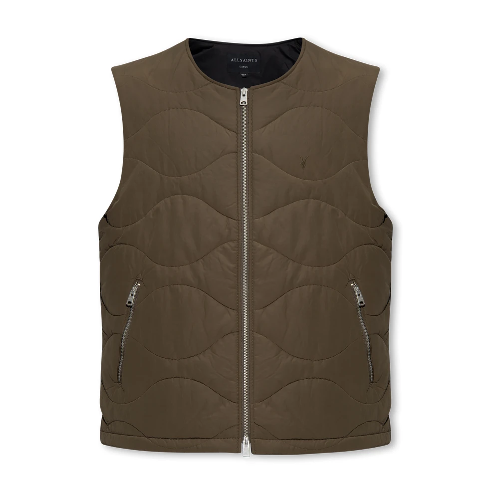 AllSaints Nebular vest Brown Heren