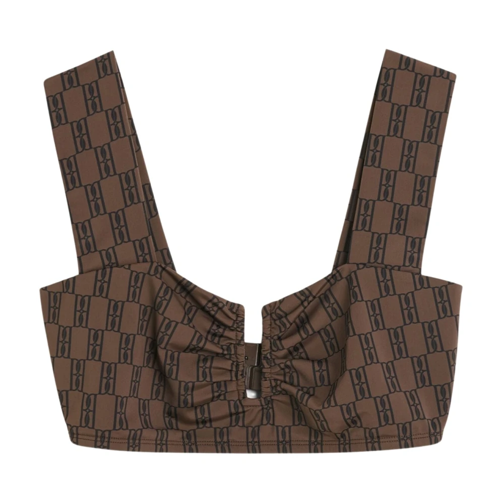 By Malene Birger Donker Mahonie Bikini Top By Herenne Birger Brown Dames