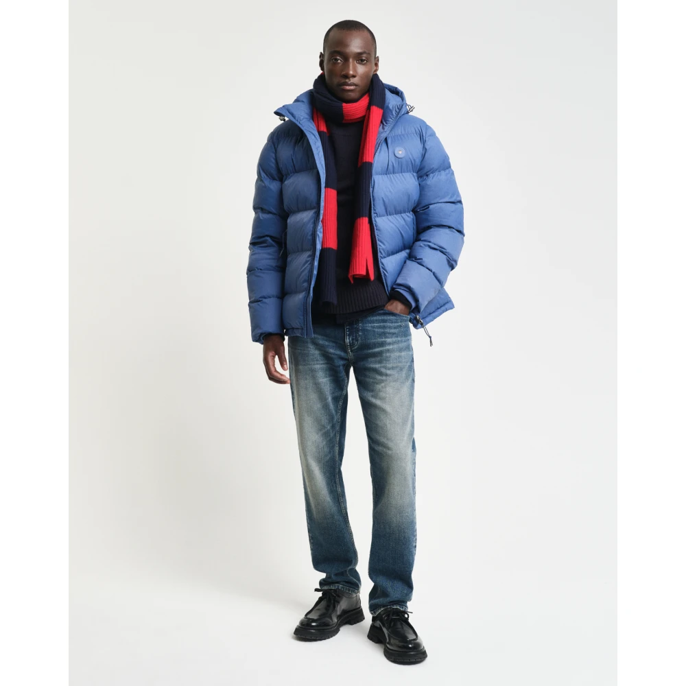 Gant Waterafstotende Hooded Active Cloud Jacket Blue Heren