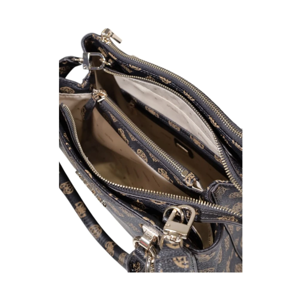 Guess Bruine Polyethyleen Handtas Herfst Winter Collectie Brown Dames