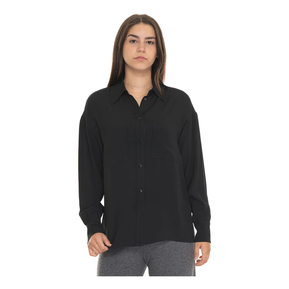 Pennyblack Snelle Blouse met Zakken Black Dames
