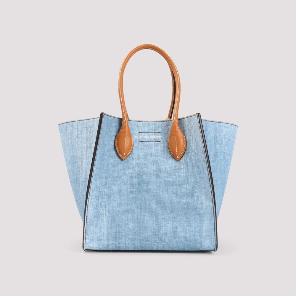 Ermanno Scervino Blauwe Schoudertas Chique Stijl Blue Dames