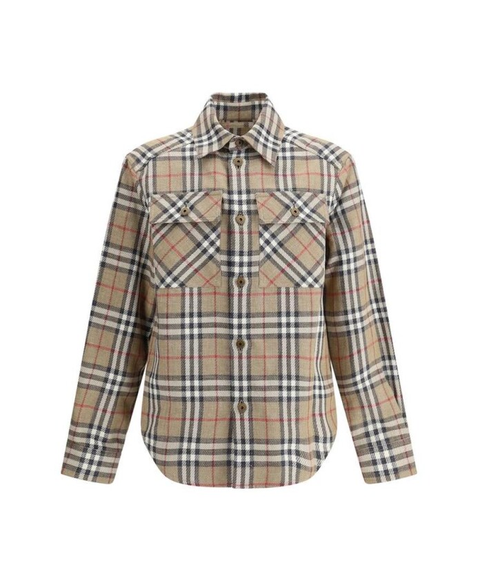 chemise-en-coton-a-carreaux-avec-col-classique