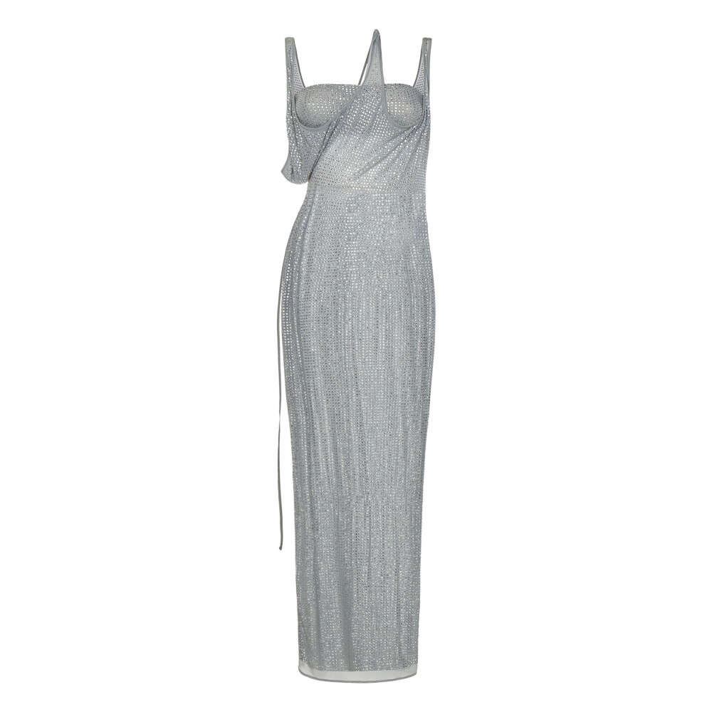 The Attico Dresses Grey The Attico Party Dresses Miinto