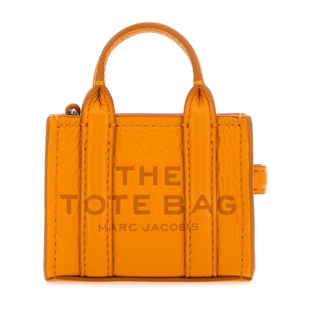 Marc Jacobs Orange Läder Tote Bag Charm Orange, Dam