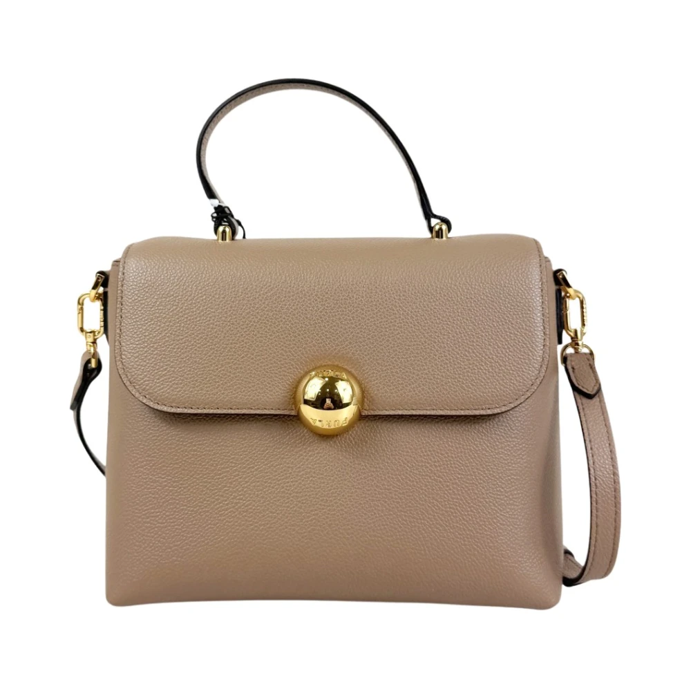 Furla Women's Brown Handbags, One Size, Moonlight S Top Handle