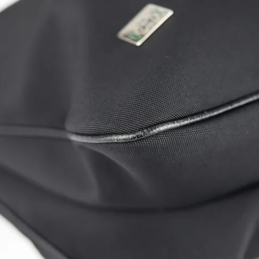 Gucci Vintage Pre-owned Canvas shoulder-bags Black Dames