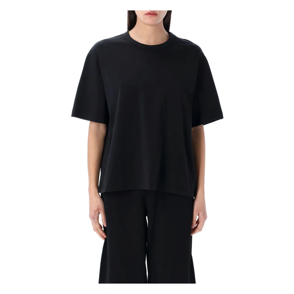 Studio Nicholson Korte mouw T-shirt in klassieke stijl Black Dames