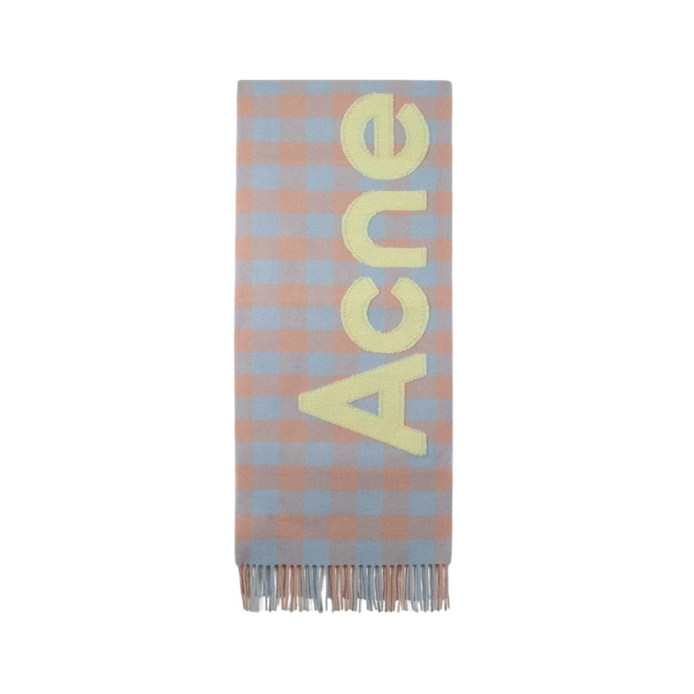 Acne Studios Wool Veda Sjaal Multicolor Unisex