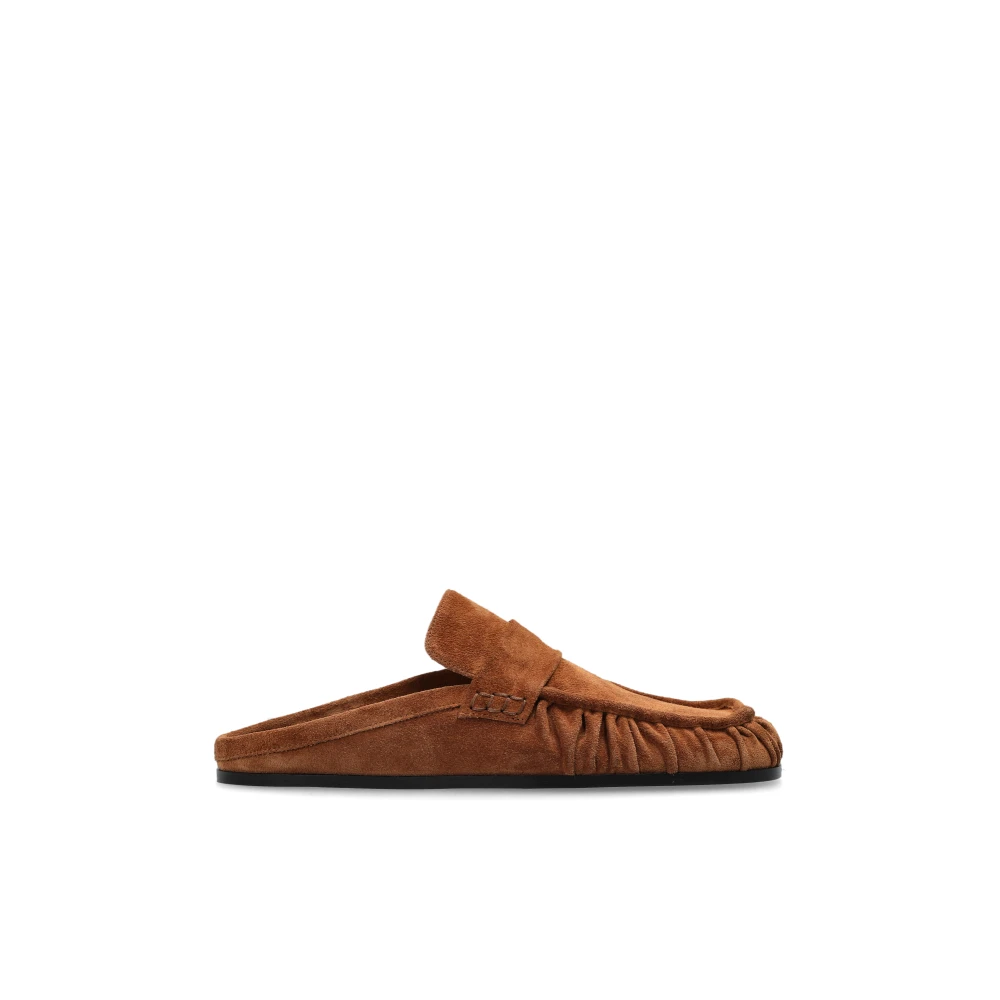 Jil Sander Vrouw Bruin Suède Sandalen