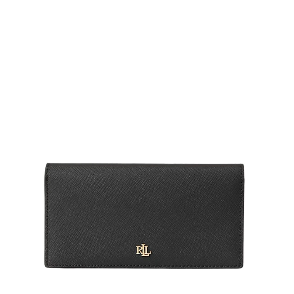 Ralph Lauren Women's Black Slim Wallet Medium