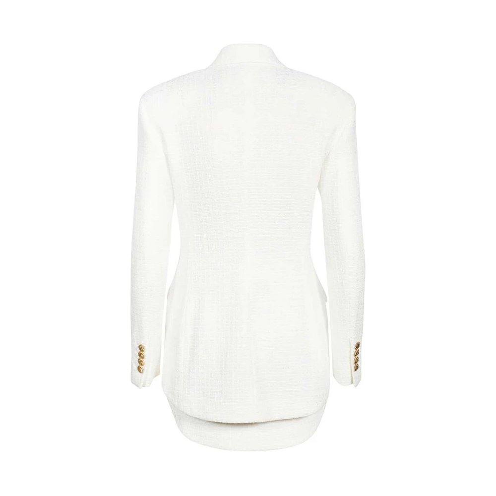 Dsquared2 Klassieke Double Breasted Blazer White Dames