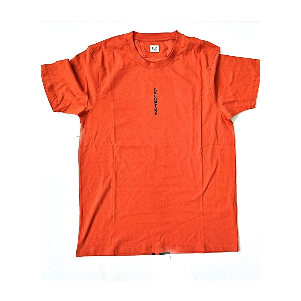 C.P. Company Casual Katoenen T-shirt Orange Heren