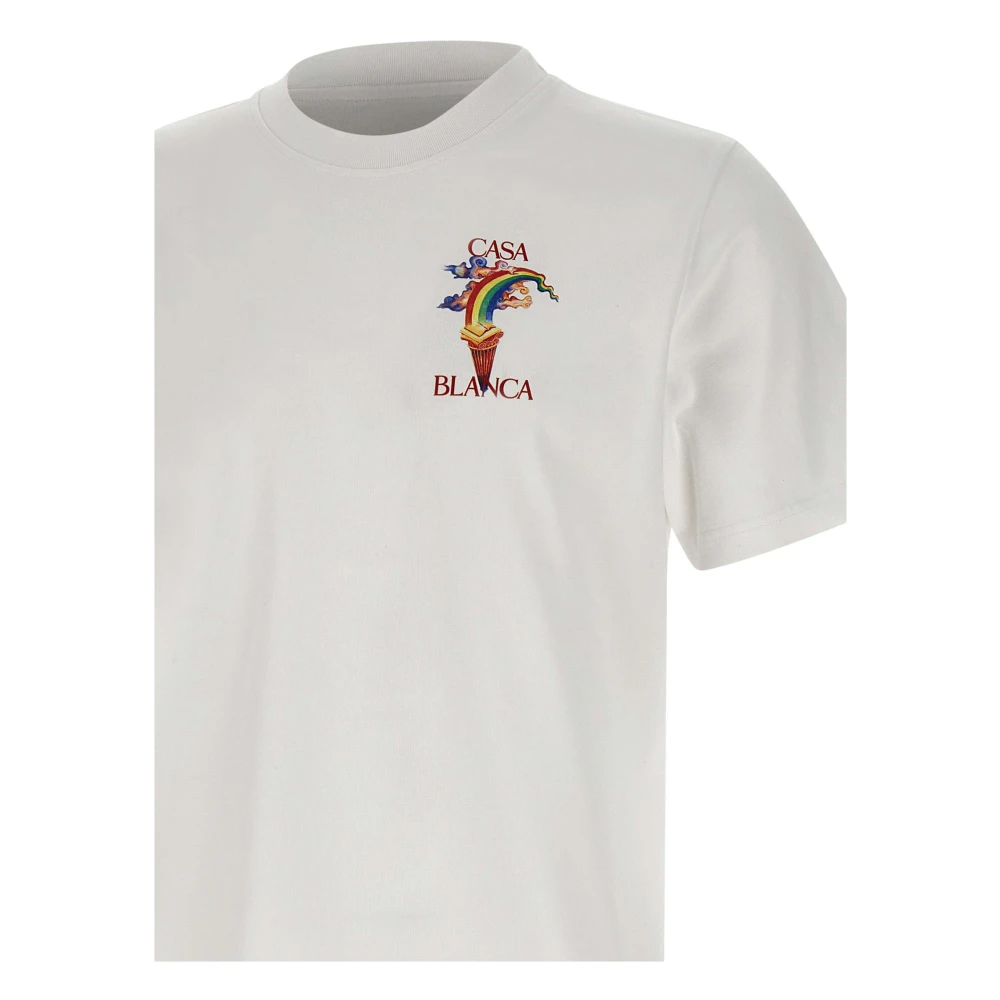 Casablanca Nature Teacher T-shirt Wit White Heren