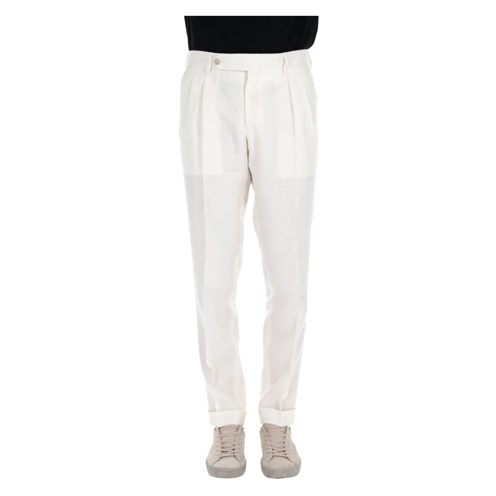 Trousers > Slim-fit Trousers - - Barba - Modalova