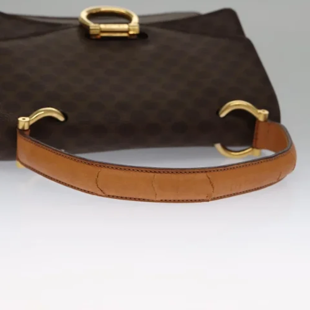 Celine Vintage Pre-owned Leather handbags Brown Dames