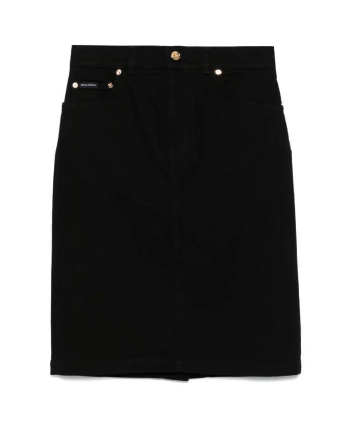 jupe-midi-en-denim-noir