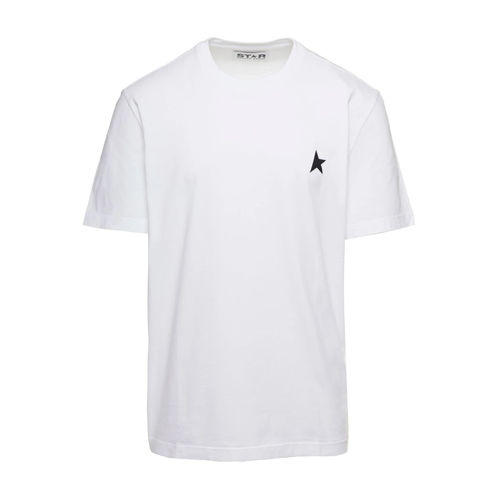 Golden Goose Small Star Chest Logo T-Shirt - Male - T-Shirts - White - S - Tops
