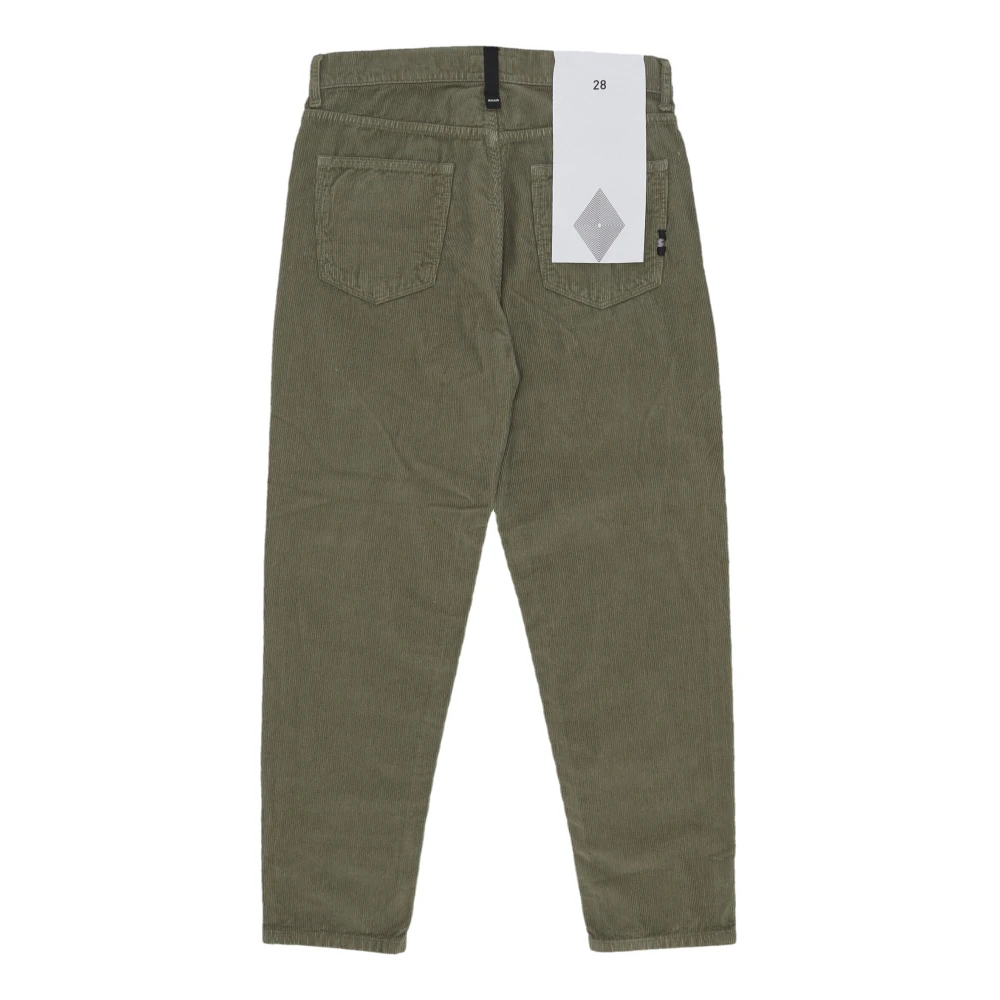 Amish Fluwelen Broek Olive Branch Green Heren