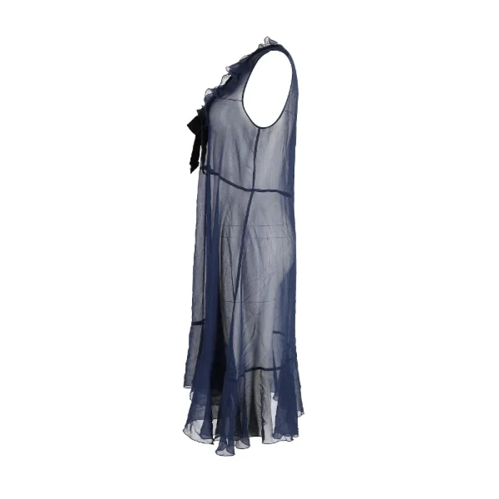 Chloé Pre-owned Polyester dresses Blue Dames