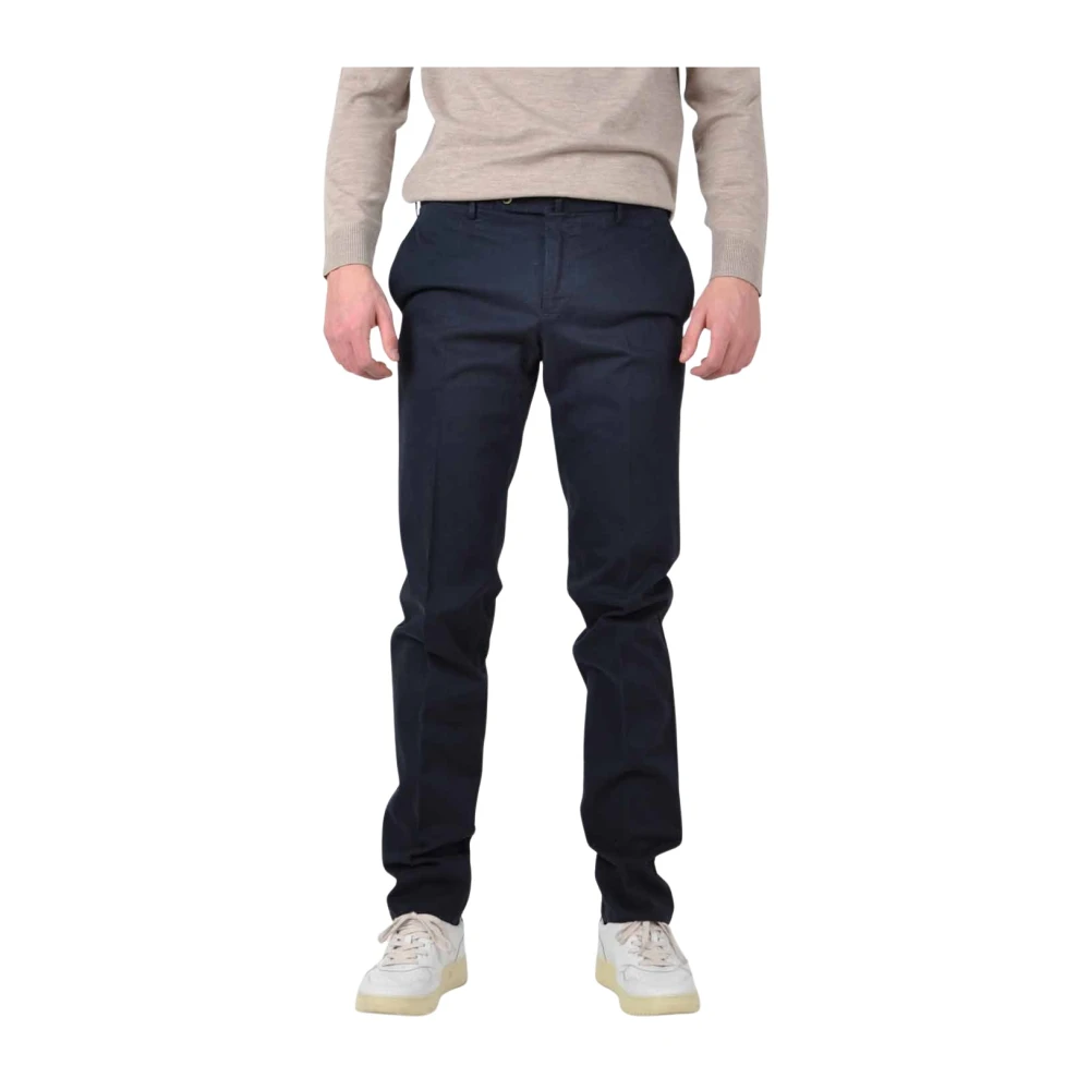Pt01 Men's Blue Chinos Man Trousers