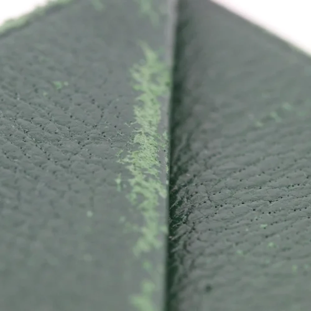 Hermès Vintage Pre-owned Leather wallets Green Dames
