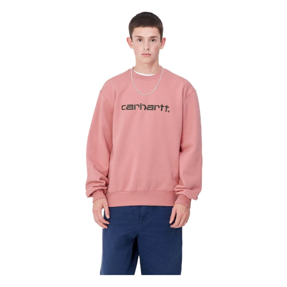 Carhartt WIP Hoodie Pink Heren