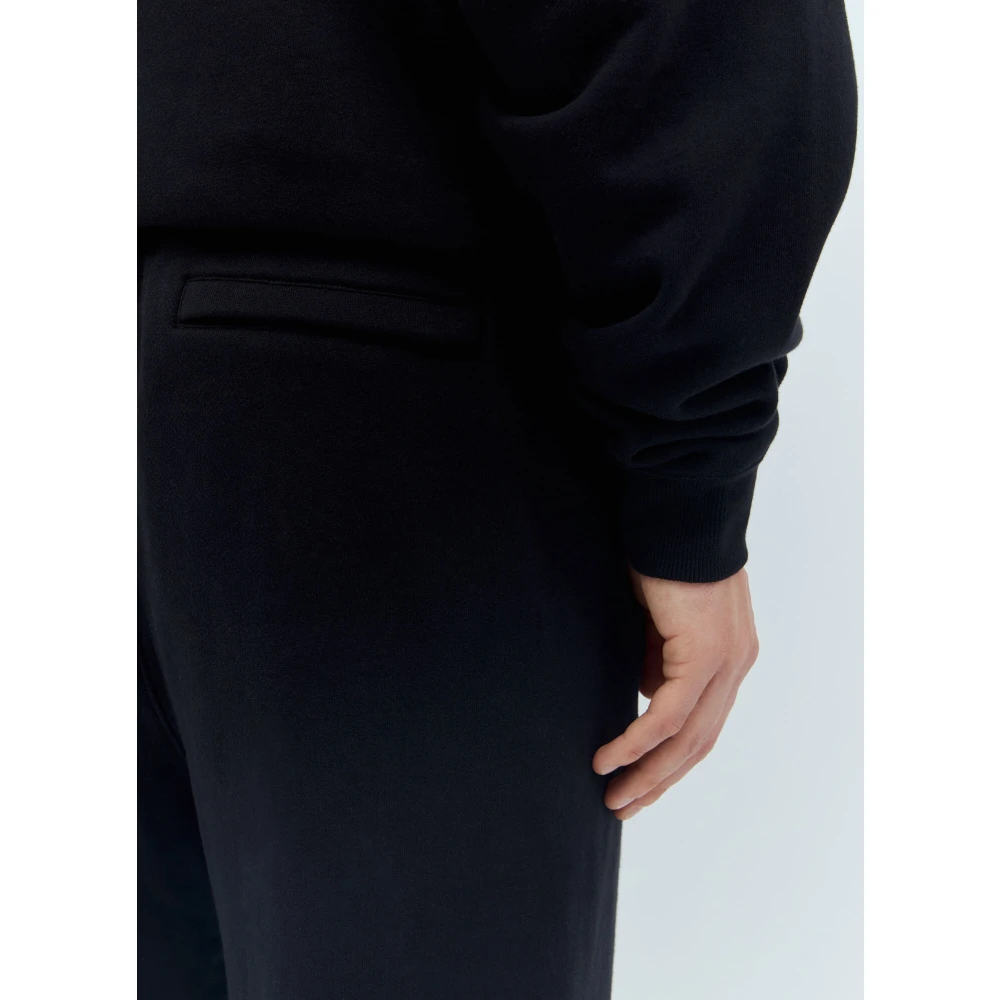 Awake NY Katoen Fleece Track Broek Black Heren