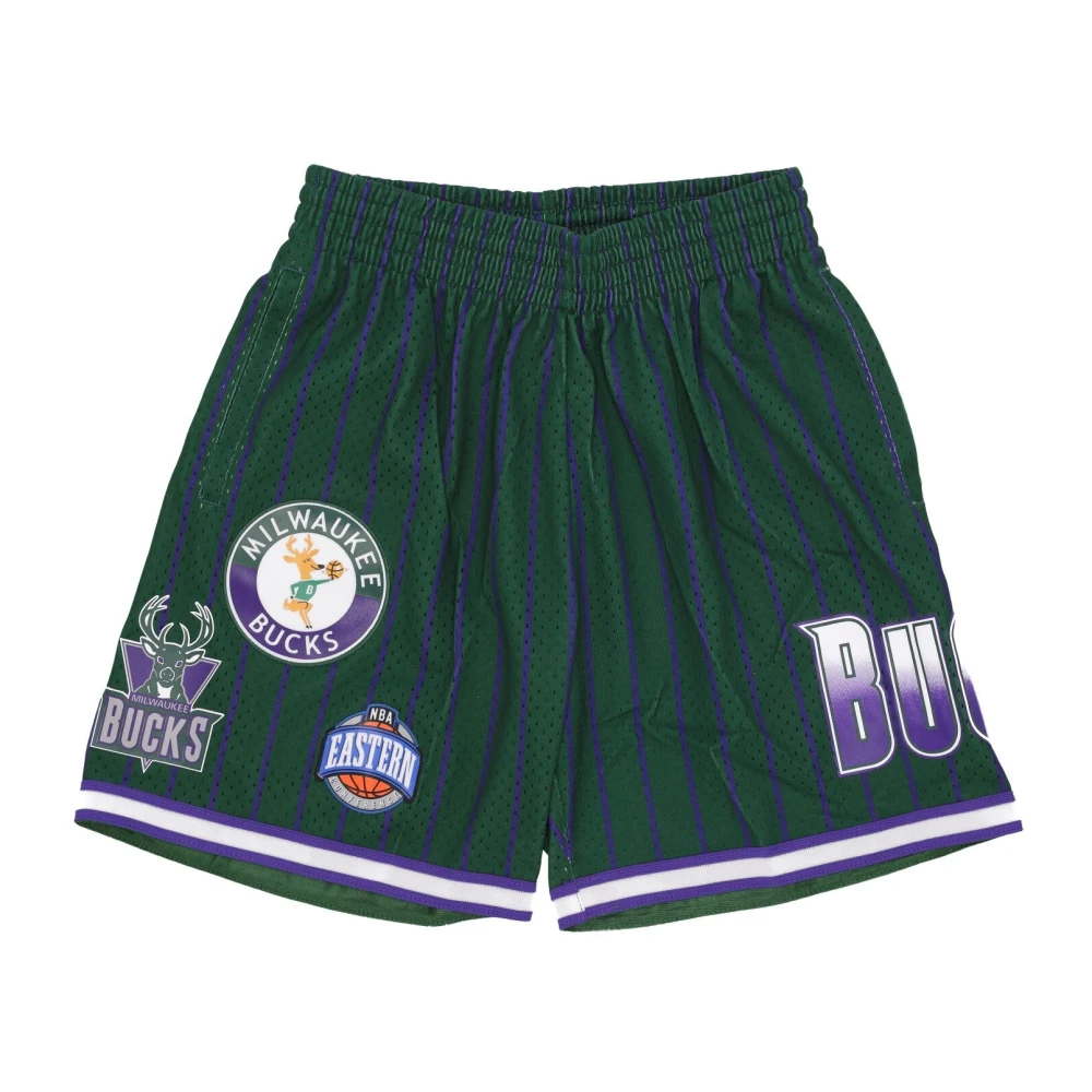 Mitchell & Ness NBA Thuisstad Mesh Basketbalshorts Green Heren