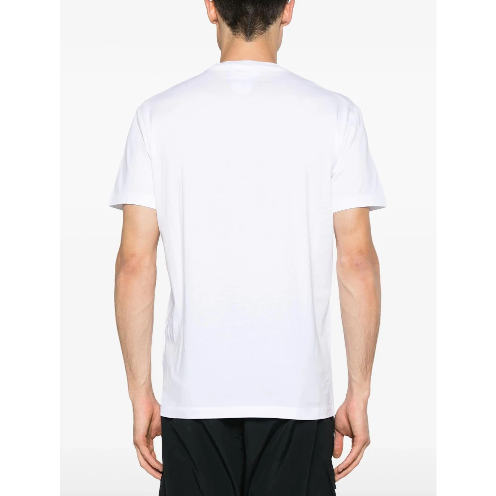 Dsquared2 Kristal Logo T-shirts en Polos White Heren