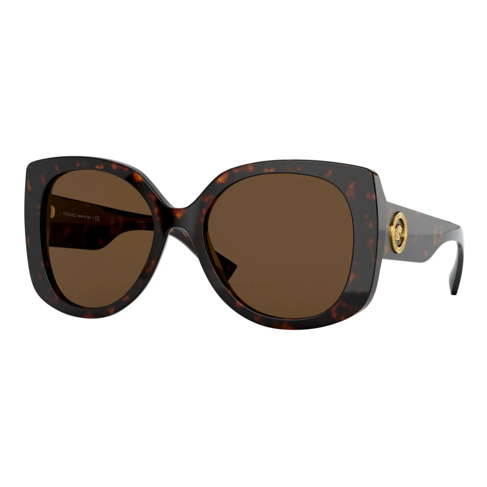 Versace , Sunglasses, Female, Brown, 56 Mm, Medusa Icon Sunglasses Dark Havana/Brown