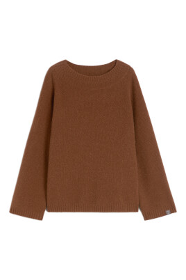 pull-col-rond-marron-chameau