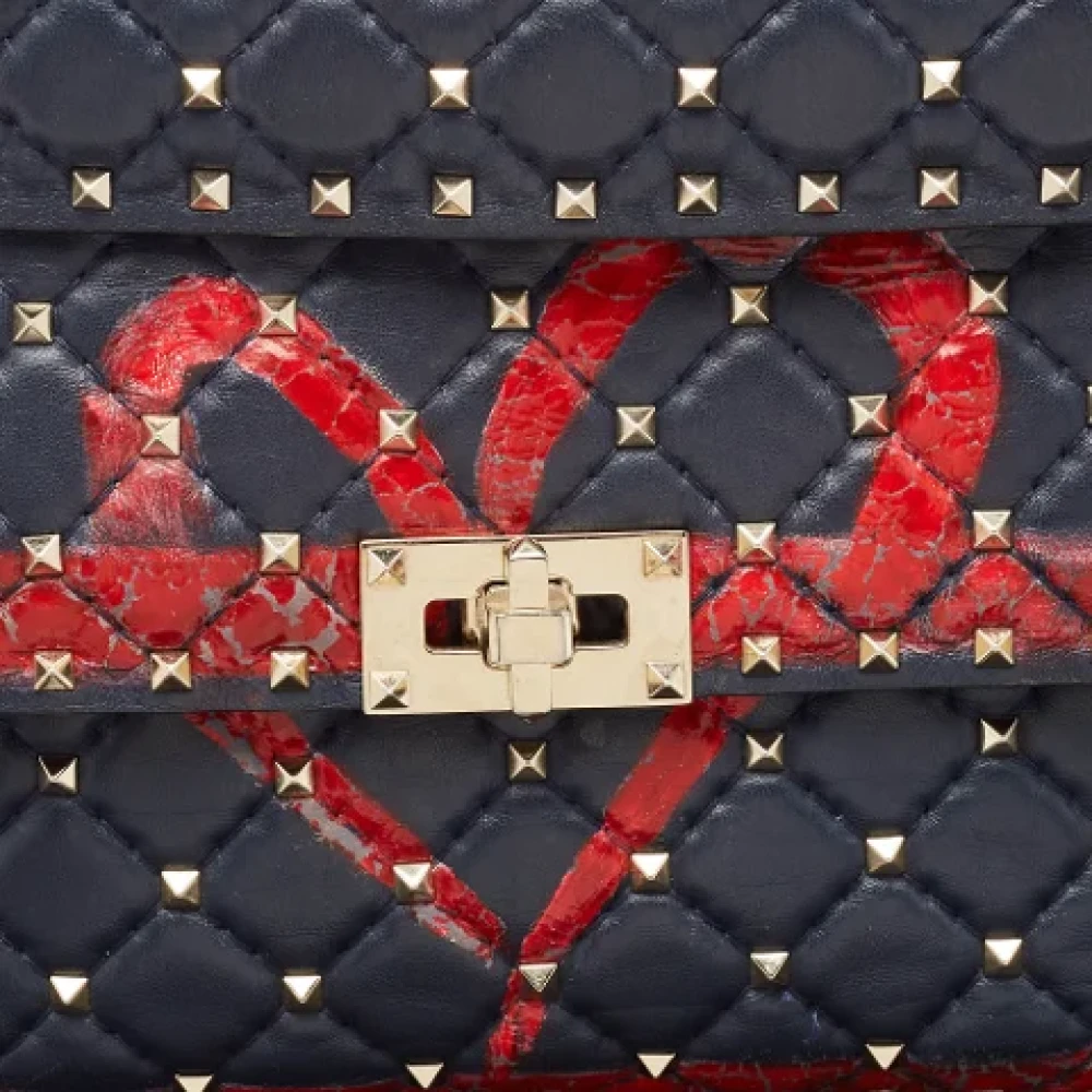 Valentino Vintage Pre-owned Leather handbags Blue Dames