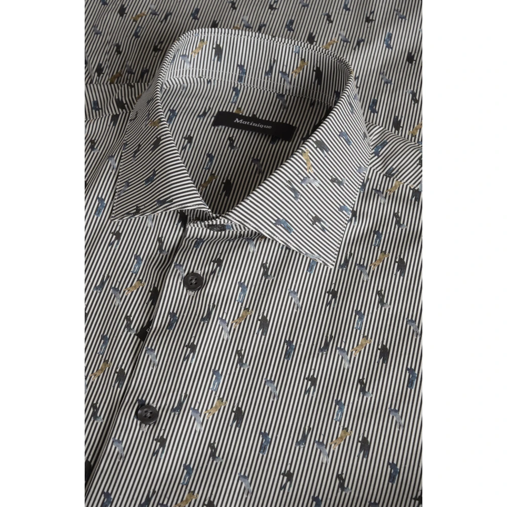 Matinique Stijlvol Overhemd Gray Heren
